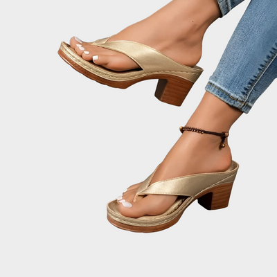 CLAUDINE | TIMELESS HIGH HEELED SANDALS