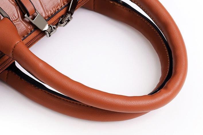 SOPHIA | VINTAGE CROCODILE PATTERN 4-9IECE BAG