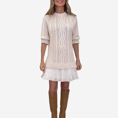 Gaëlle™ Knit Sweater Dress