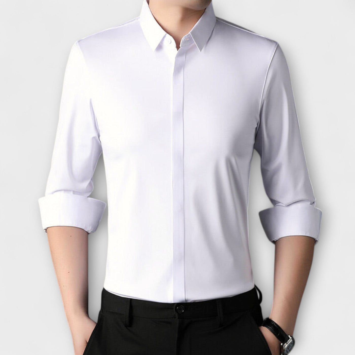 **Graham | Effortless Non-Iron Stretch Shirt**