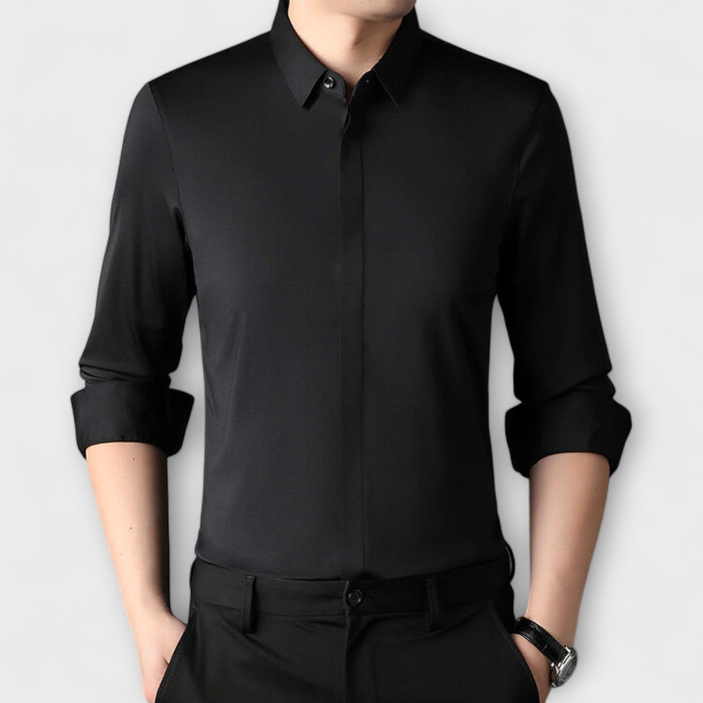**Graham | Effortless Non-Iron Stretch Shirt**