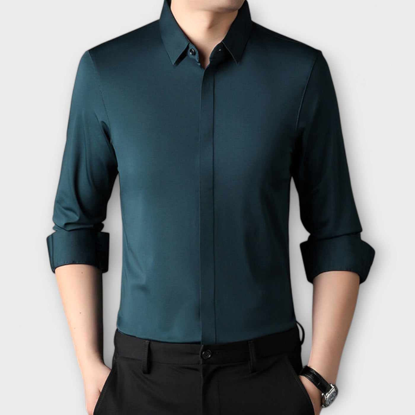 **Graham | Effortless Non-Iron Stretch Shirt**
