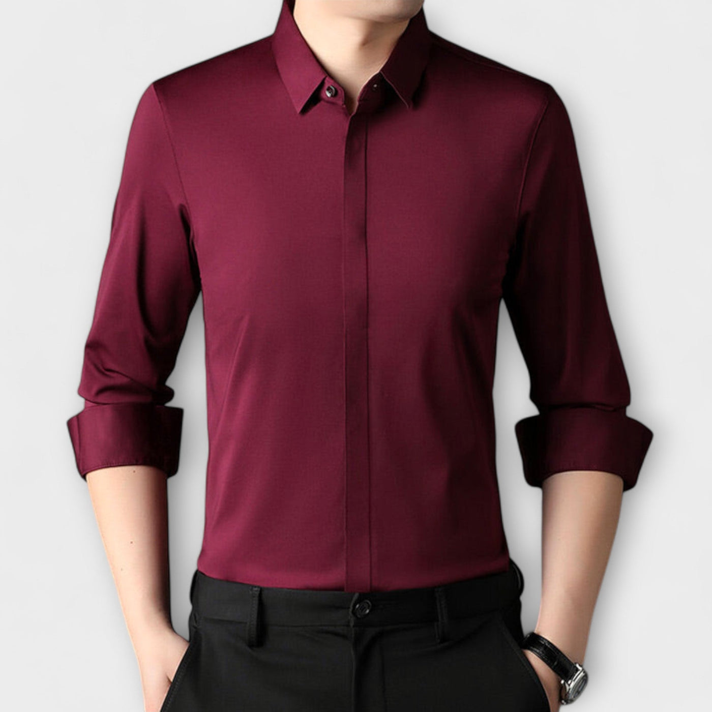 **Graham | Effortless Non-Iron Stretch Shirt**
