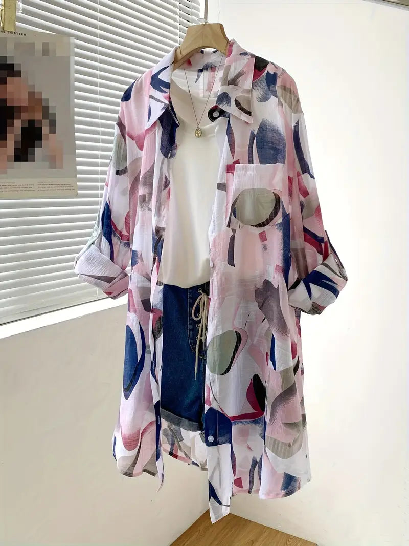 VICKY | STYLISH PRINTED BLOUSE