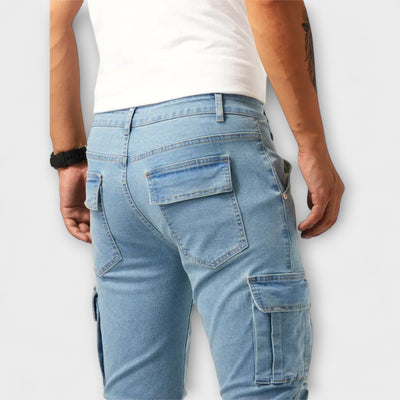 Jasper | Versatile Stretch Cargo Denim