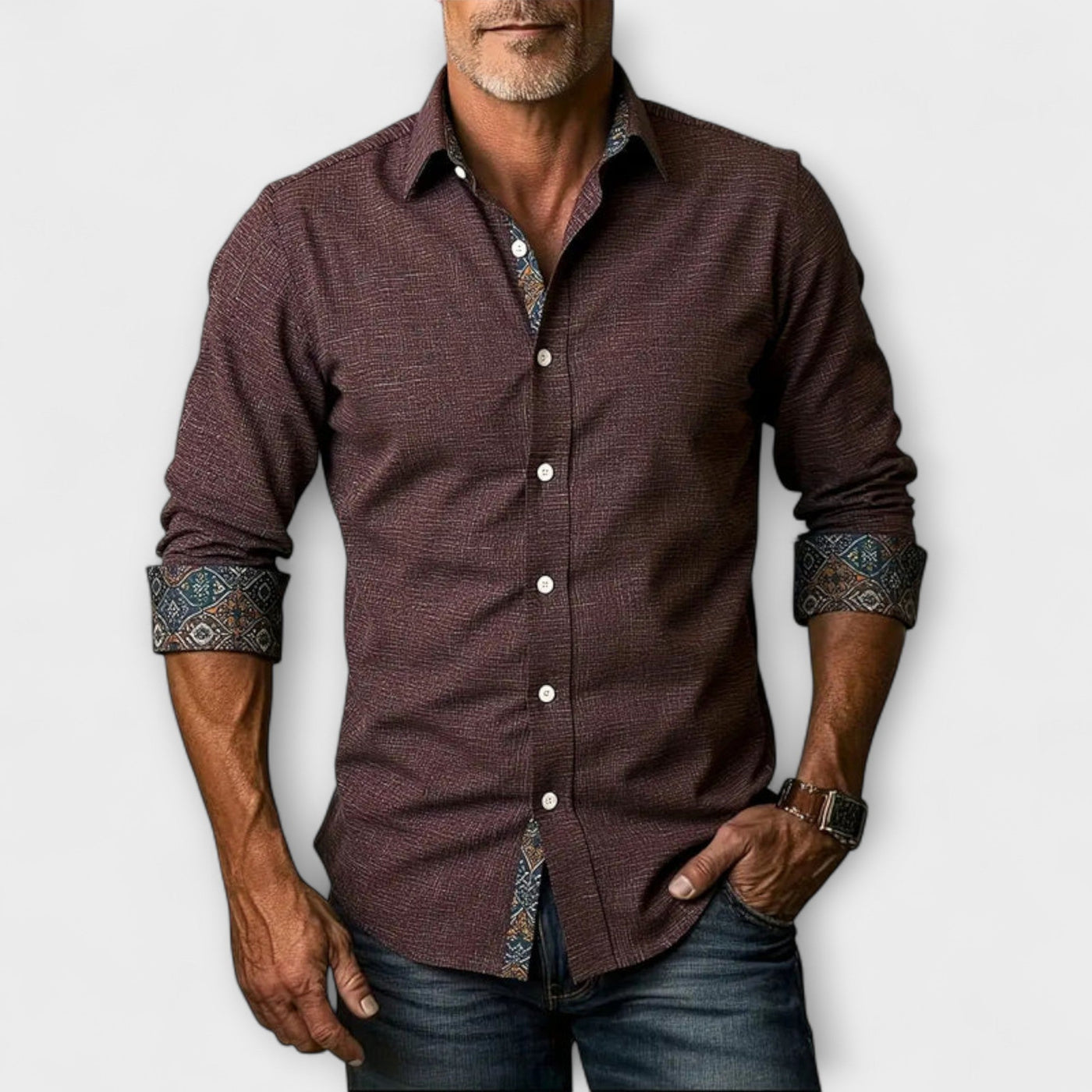 Luca | Elegant Long Sleeve Shirt