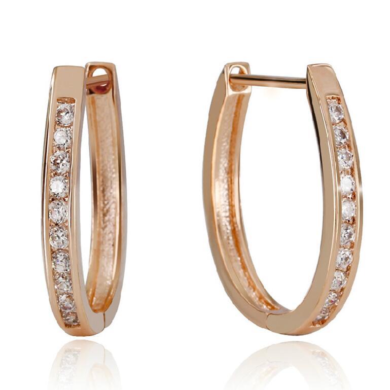 Luxury Gold Hoop Earrings