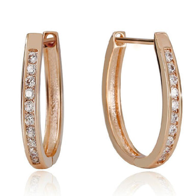 Luxury Gold Hoop Earrings