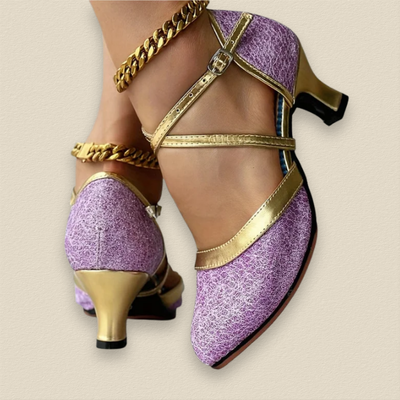 Seraphyne | Elegant Heeled Shoes with Double Straps