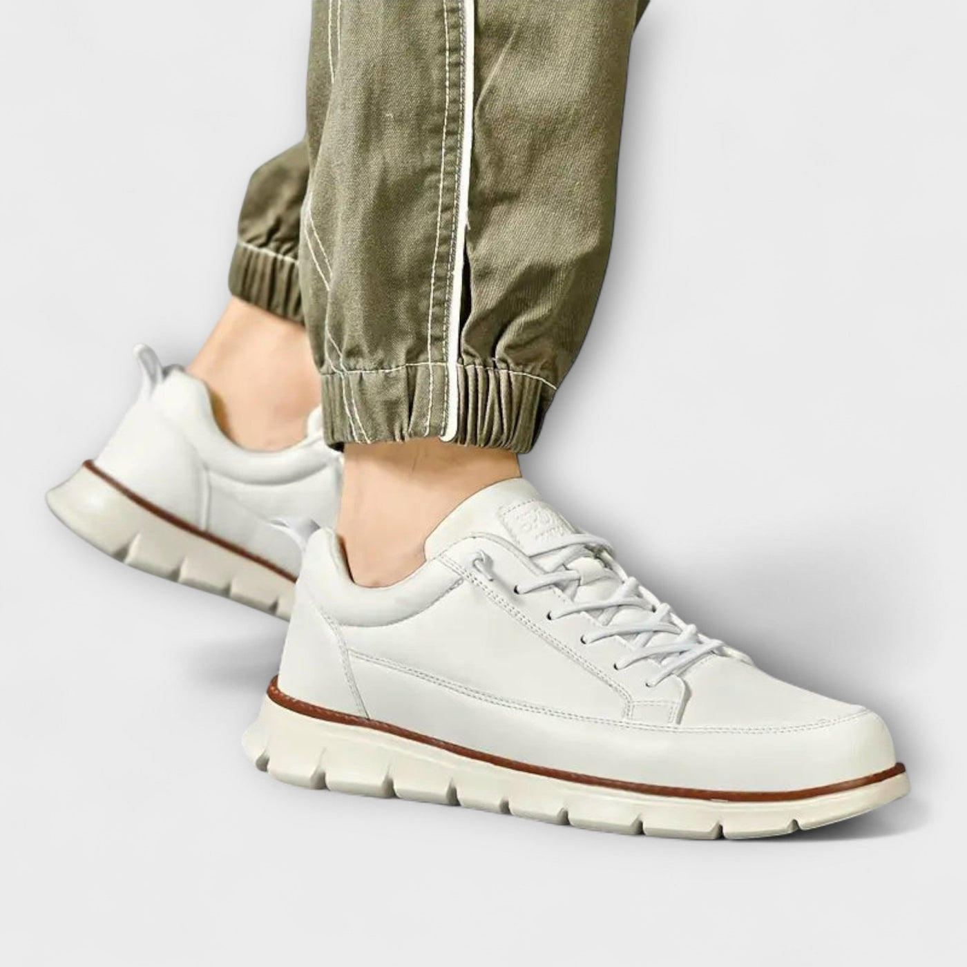 ALEXANDER | Stylish Leather Sneakers with Orthopaedic Comfort