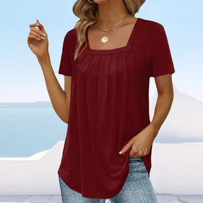 TINA | CASUAL PLEATED BLOUSE