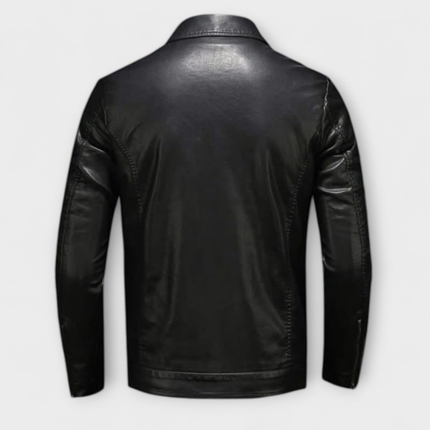 LUCAS | Chic Synthetic Leather Jacket