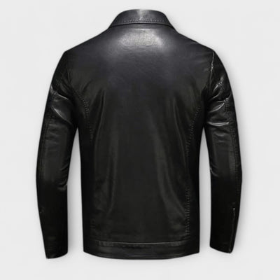 LUCAS | Chic Synthetic Leather Jacket
