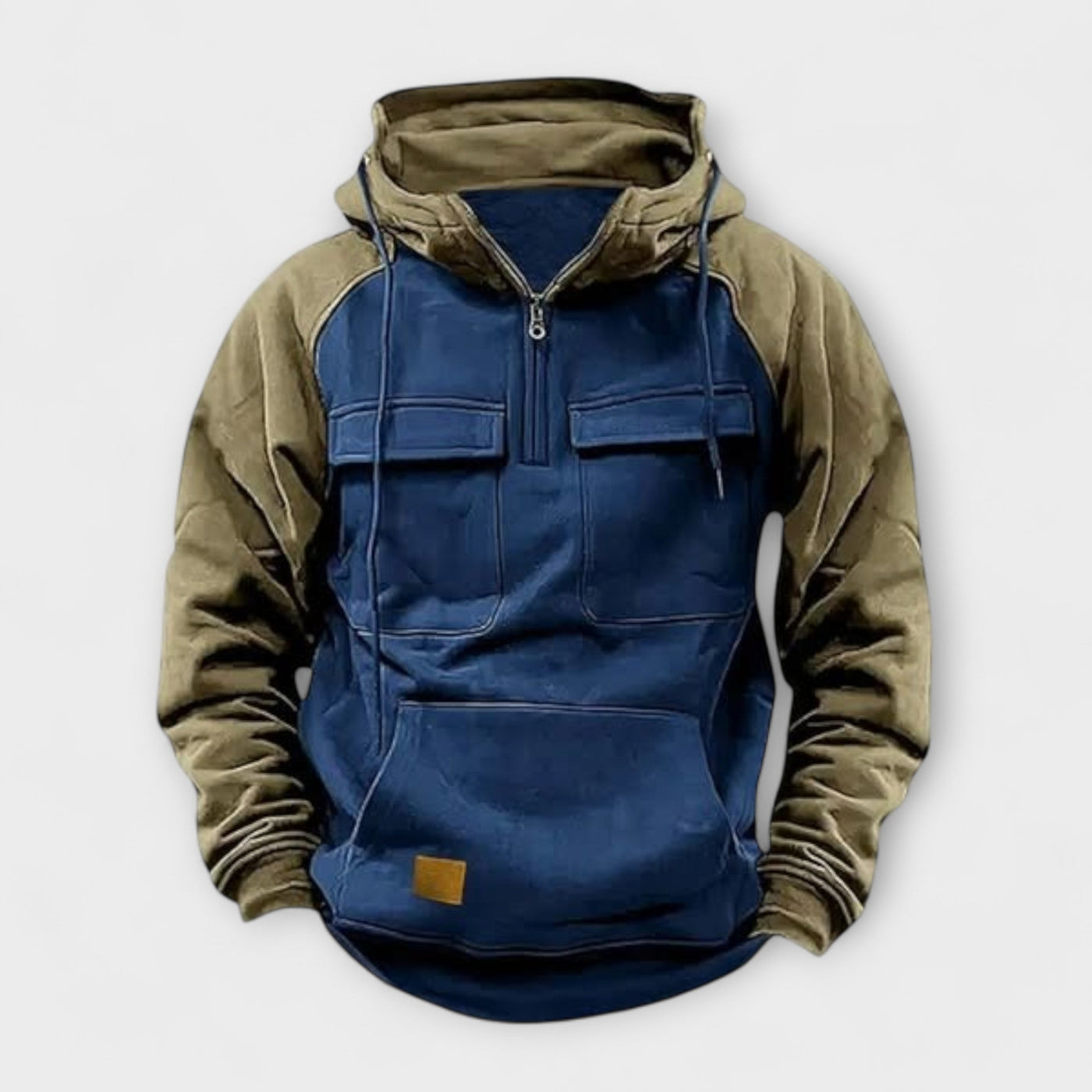 Jaxon | Stylish Two-Tone Winter Hoodie