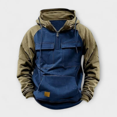 Jaxon | Stylish Two-Tone Winter Hoodie