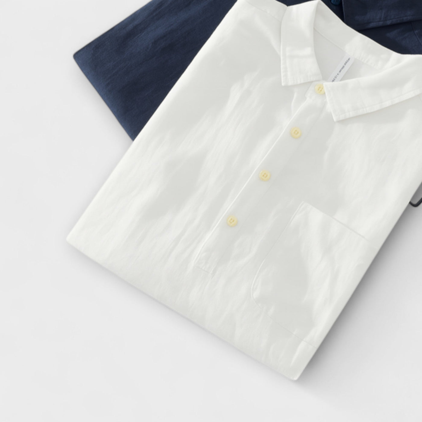 Milo | Effortless Cotton-Linen Popover Shirt