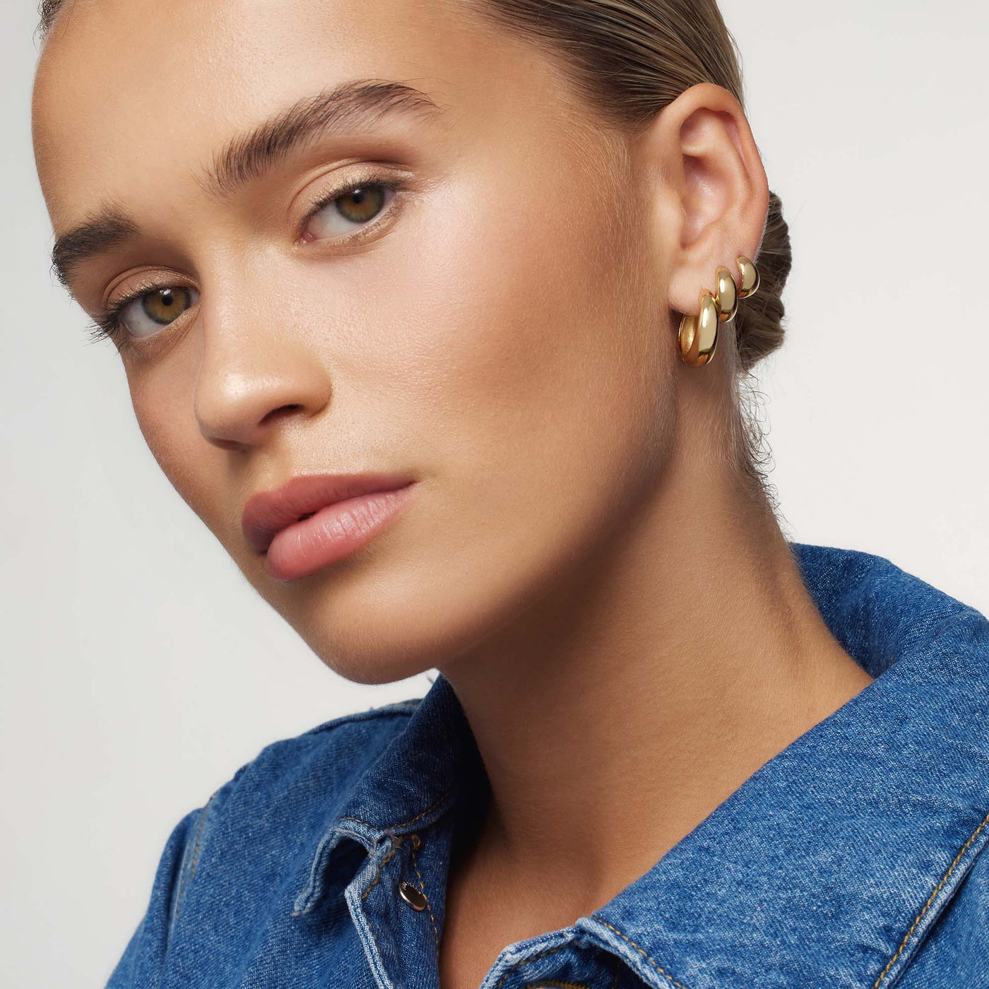 Rue Statement Hoop Earrings | Gold