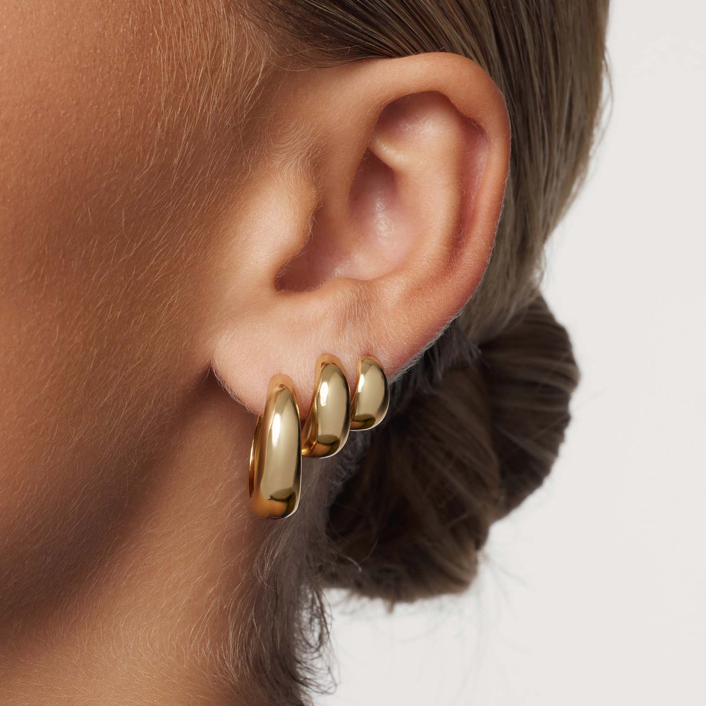 Rue Statement Hoop Earrings | Gold
