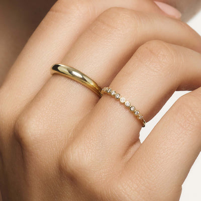 Midi Dome Ring | Gold
