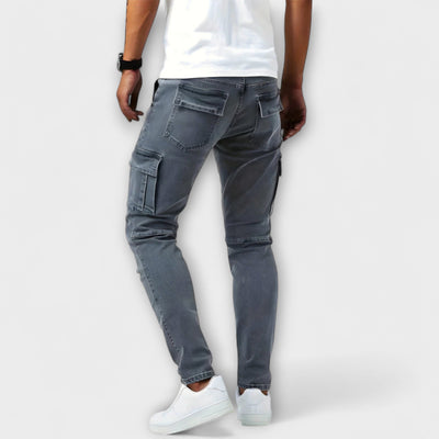 Jasper | Versatile Stretch Cargo Denim