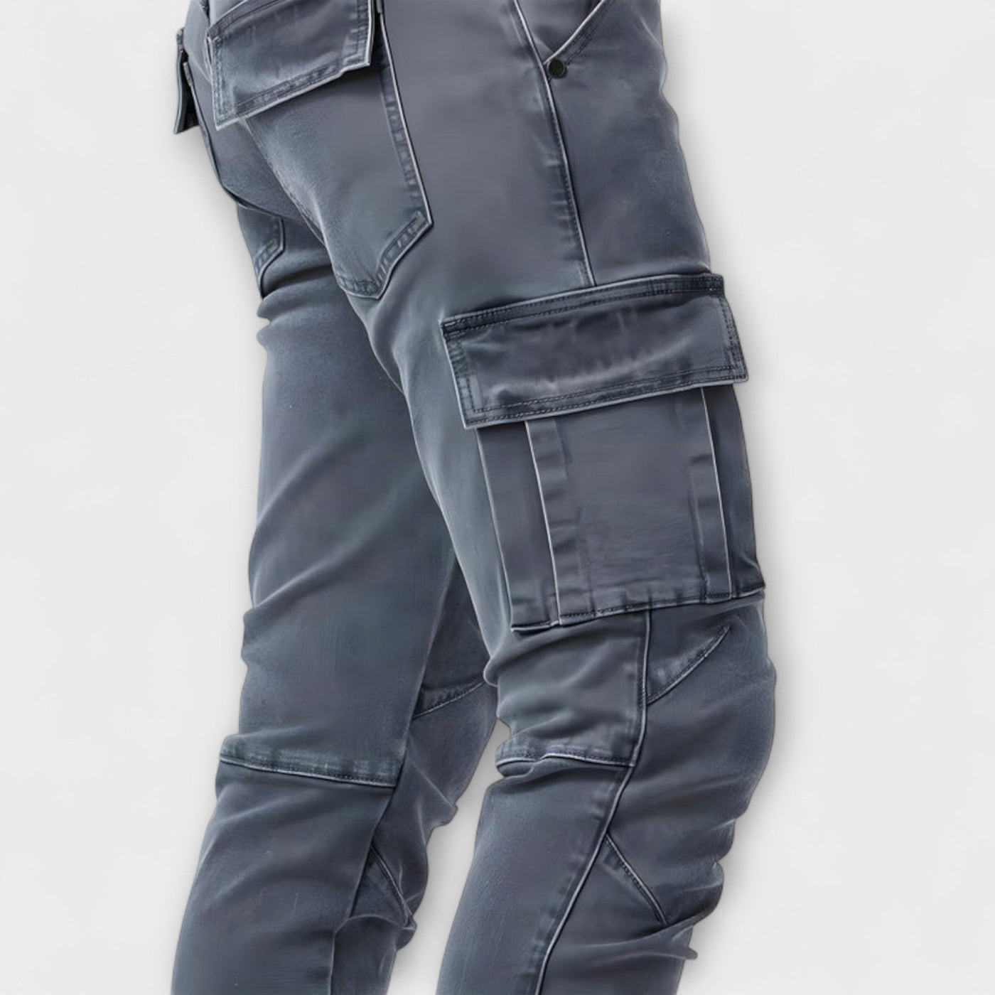 Jasper | Versatile Stretch Cargo Denim