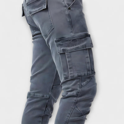 Jasper | Versatile Stretch Cargo Denim