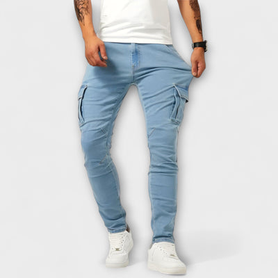 Jasper | Versatile Stretch Cargo Denim