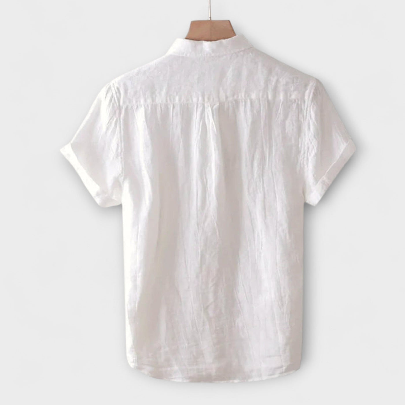 Jasper | Elegant Merlot Linen Top