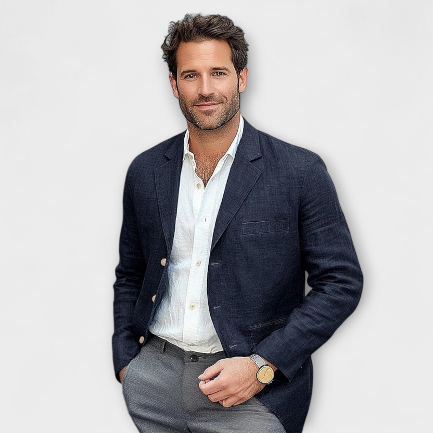 Luca | Summer Linen Breeze Jacket