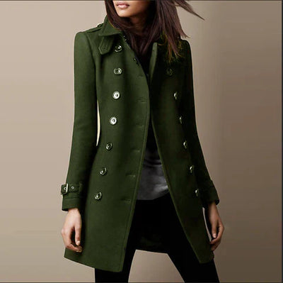 Cinzia™ | Long coat, handmade