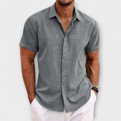 **Luca | Effortlessly Elegant Linen Shirt**