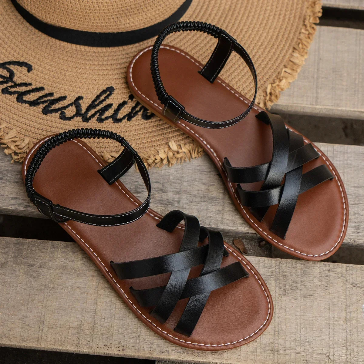 SARAH | STYLISH STRAPPED SANDALS