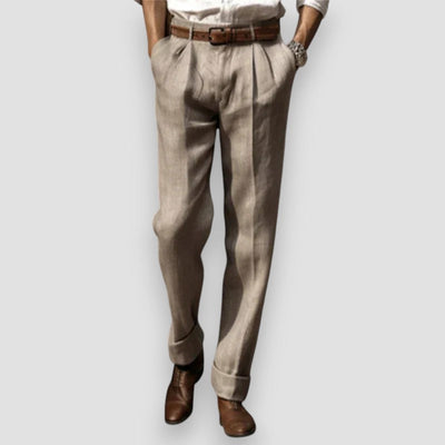 Luca | Airy Cotton-Linen Trousers