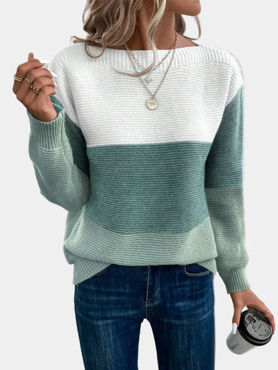 Cyraline | Stylish Ombre Knit Sweater