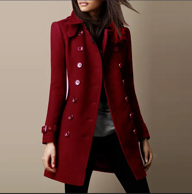 Cinzia™ | Long coat, handmade