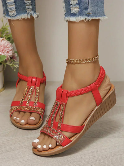 LAURA | STYLISH ORTHOPEDIC SMALL WEDGE SANDALS