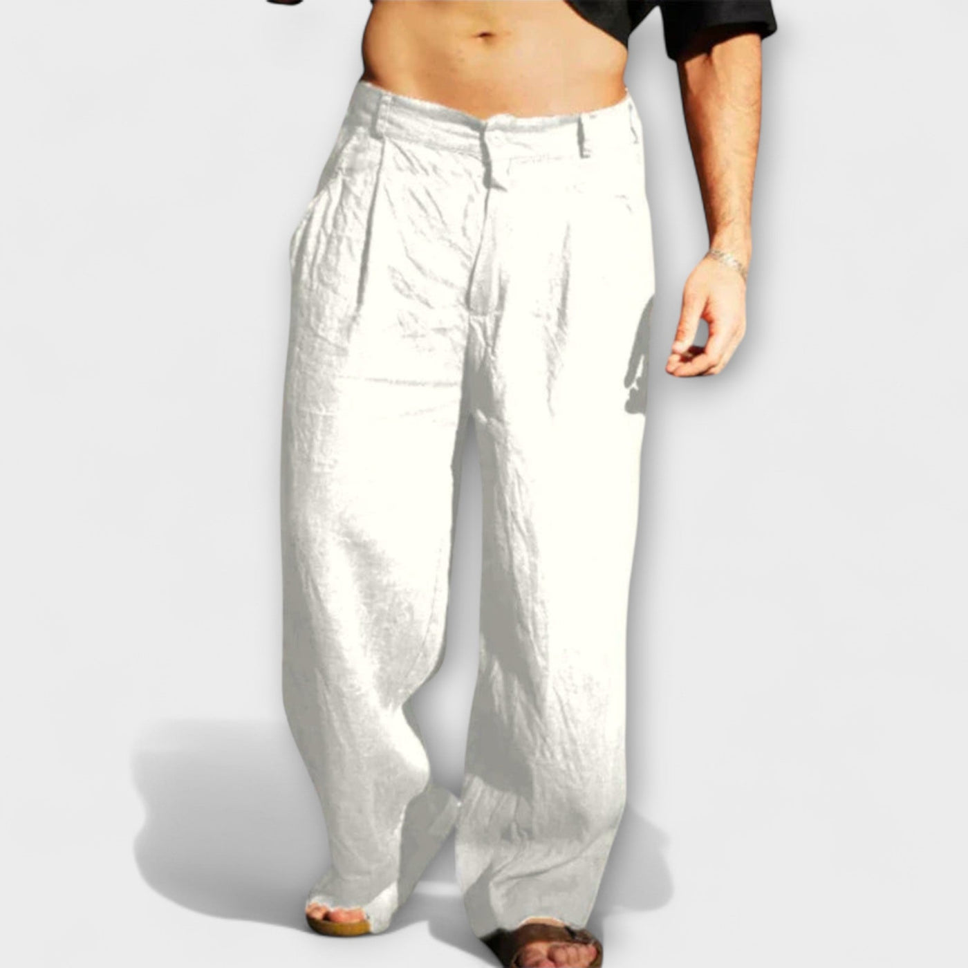 JASPER | Relaxed Linen Wide-Leg Trousers