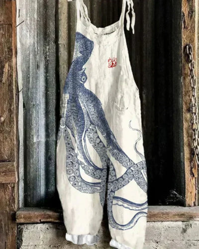 Marini™ | Wide Octopus Print Jumpsuit