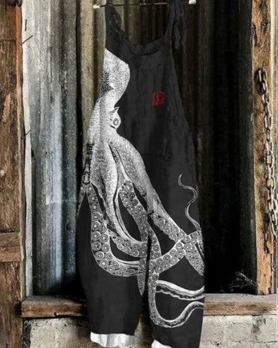 Marini™ | Wide Octopus Print Jumpsuit