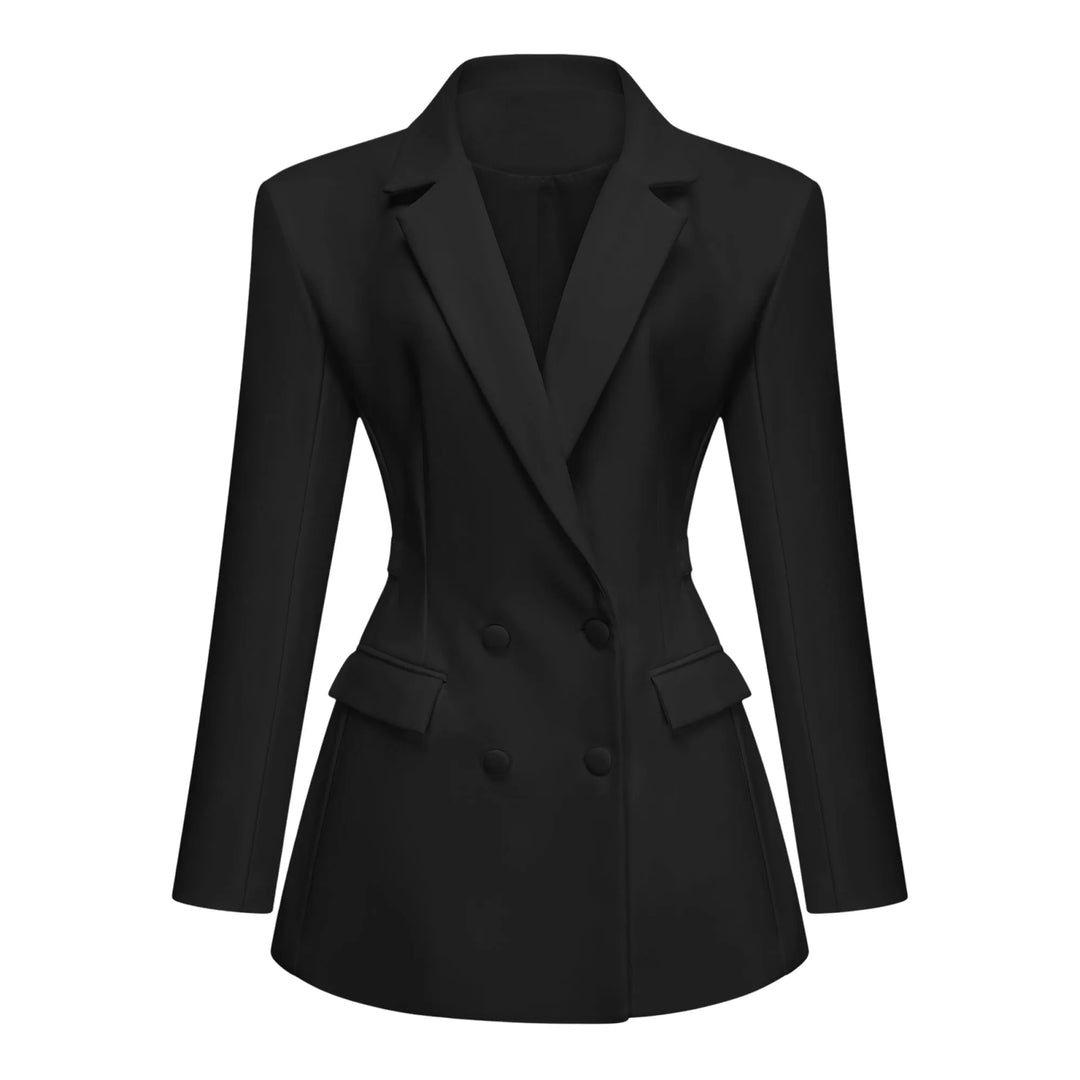 Women's Elegant Formal Mini Cocktail Dress with V-Neck
