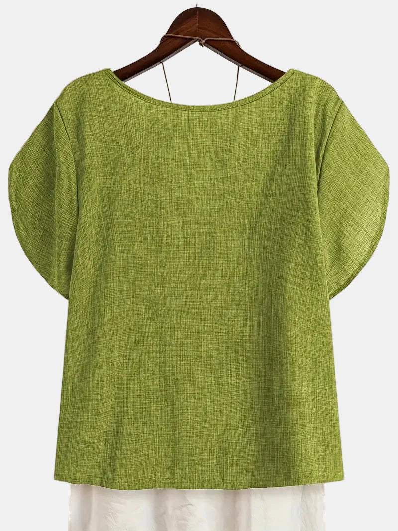 Saddie | Casual Asymmetrical Blouse