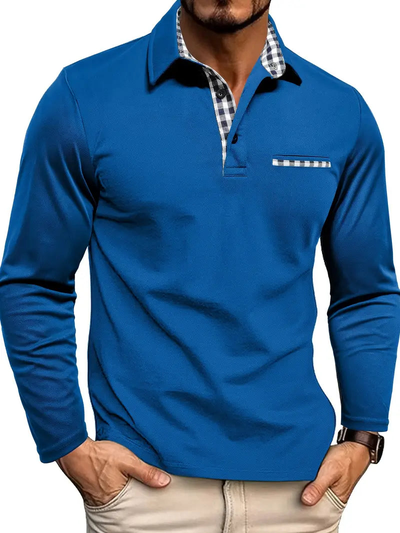Carter & Hayes Toronto – Polo Shirt with Long Sleeves