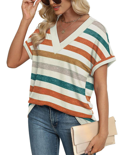 ASTER | STYLISH LOOSE STRIPED BLOUSE