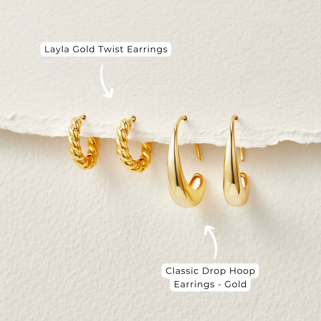 China - Teardrop Earrings