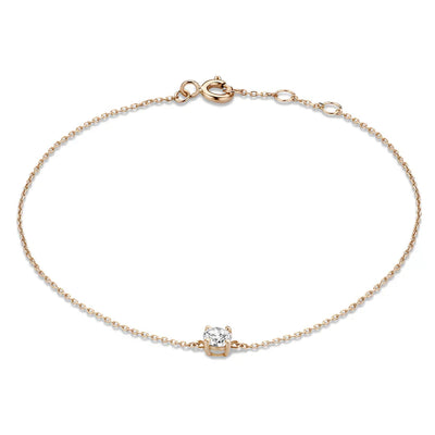 Moissanite Stone Bracelet Cléa | Gold