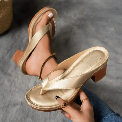CLAUDINE | TIMELESS HIGH HEELED SANDALS