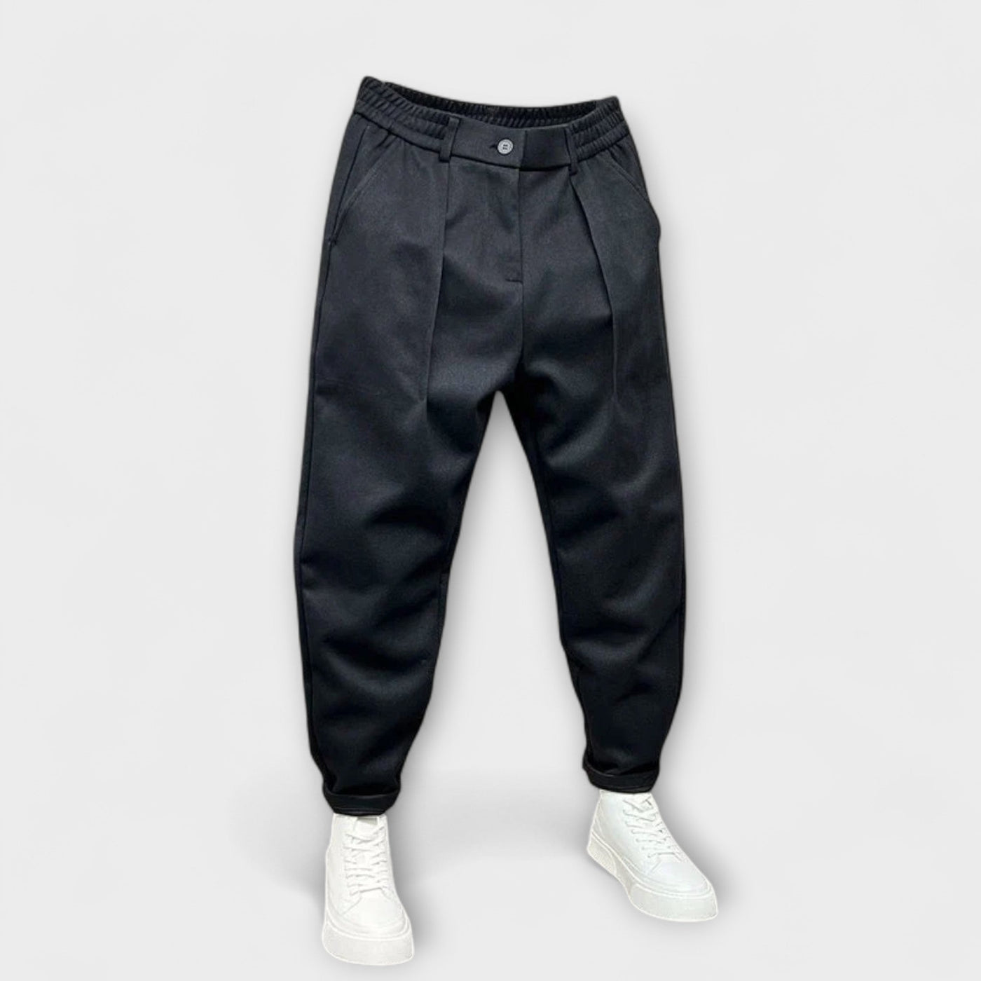 Luca | Sophisticated Mélange Trousers
