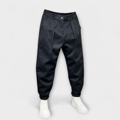 Luca | Sophisticated Mélange Trousers