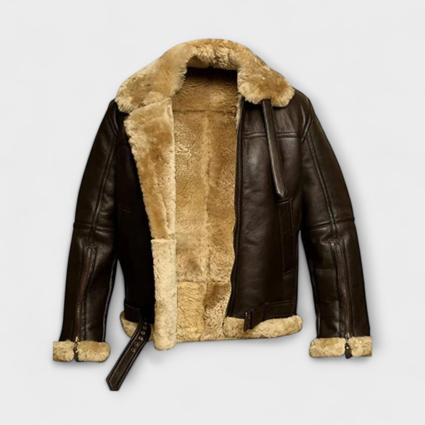 **Luca | Timeless Leather Jacket**