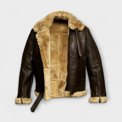 **Luca | Timeless Leather Jacket**